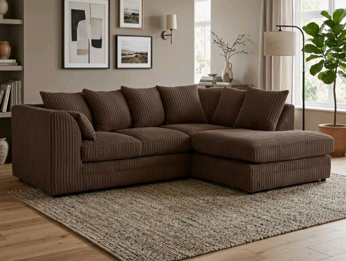 Jumbo cord corner sofa - jumbo,
