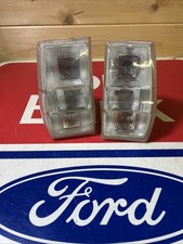 Ford Fiesta Mk2 Mk1 Clear Rear Lights Pair XR2