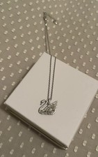 Swarovski swan necklace