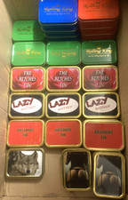 2oz metal tobacco - metal, tins