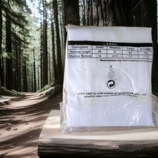 Pakistani Salwar White 100%Original Designer Cotton Shalwar LARGE SIZE GUL Ahmed