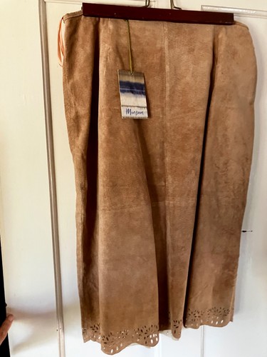 Brand new suede - lined, skirt