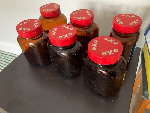 Vintage oxo jars - oxo,