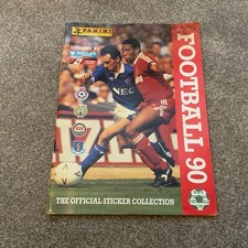 Panini Football 90 Vintage Sticker Album Book Unused Vintage Retro Soccer
