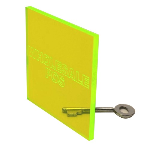 Fluorescent green acrylic - fluorescent,