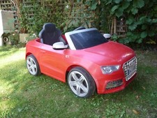 Childs ELECTRIC CAR AUDI S6 convertable