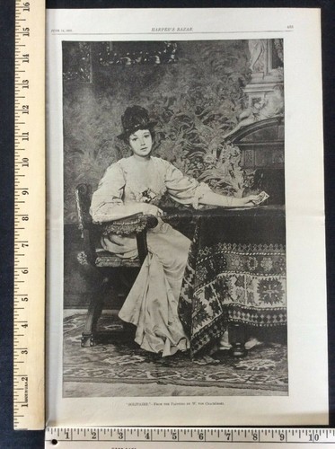 Rare antique original - original, 1887