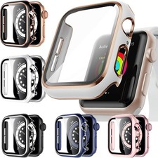 Screen Protector For Apple Watch Protective Case Series 3/4/5/6/7 SE Full Cover