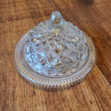 Vintage Cut Glass Covered