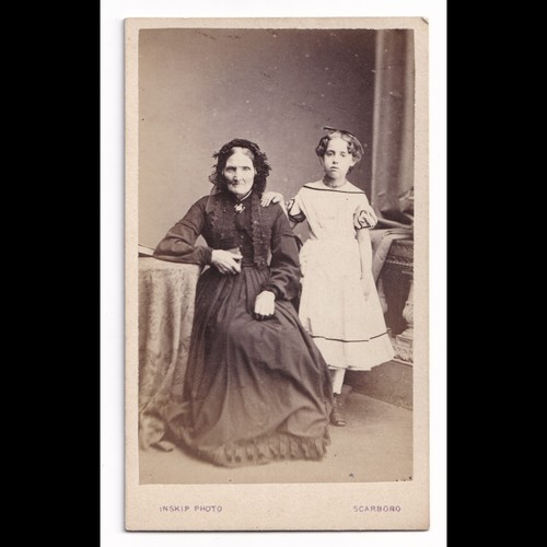 Cdv inskip photo scarboro - cdv:,