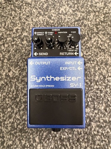 Boss guitar synthesizer - boss, sy-1