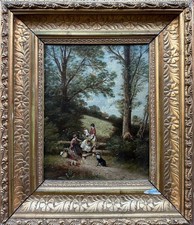 Antique Painting : Figures And
