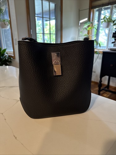 Calvin klein black pebbled - klein,