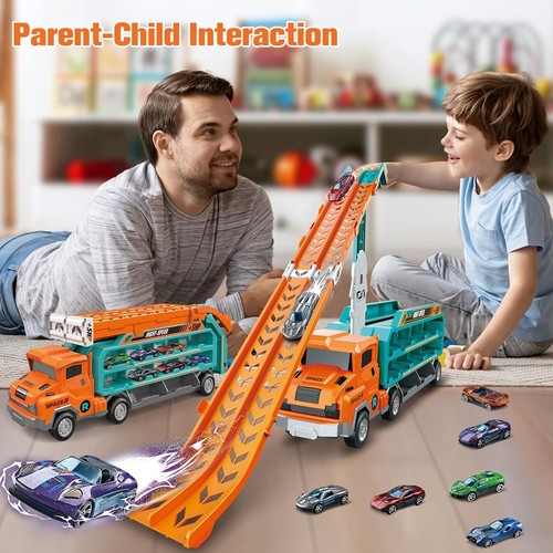 Big toy truck - big, mini