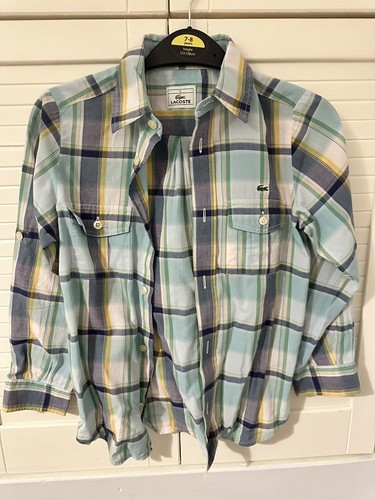 Lacoste shirt boys green - lacoste,