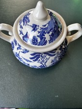 Old Willow Sugar Bowl with Lid