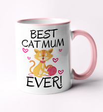 Novelty Cute CAT Mug Pink Mug-