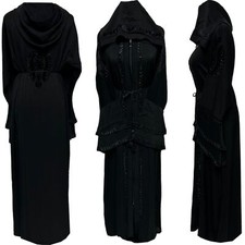 Moroccan Women Hooded Abaya Jalabiya long dress