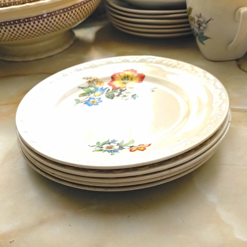 Noritake floral white - white, glossy