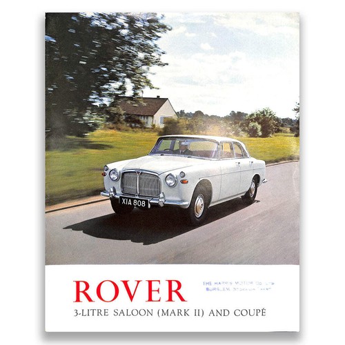 Rover litre mkii - mkii, saloon