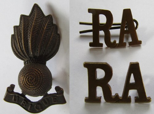 Royal artillery collar badge - artillery,