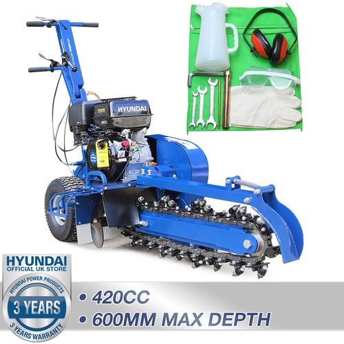 Petrol ground trencher - ground,