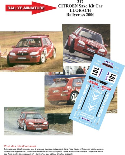 Decals ref 0317 citroen - ref,