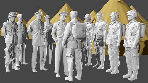 Wwii eisenhower inspects - eisenhower, the