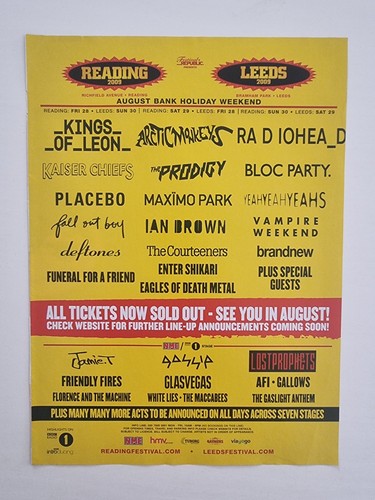 Reading festival 2009 - 2009,
