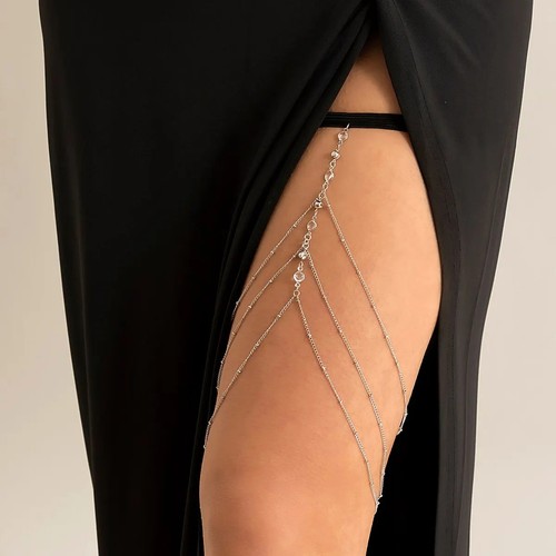 Women crystal thigh chain boho - women,