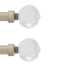 Pair Of Curtain Pole Finials
