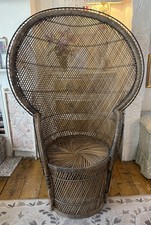 Vintage large rattan wicker - large,