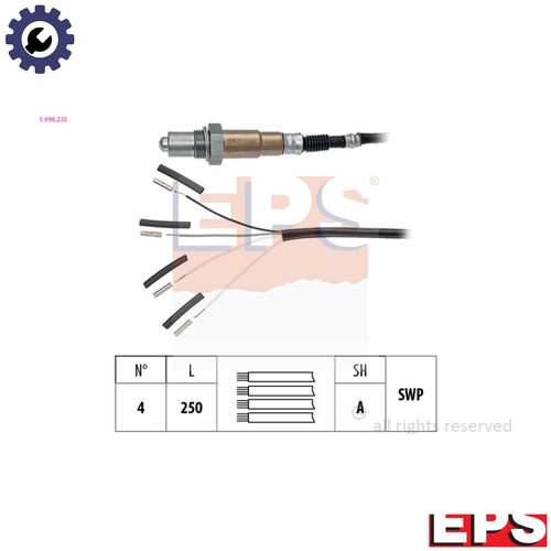 Lambda sensor 998 - sensor, 1.998.235