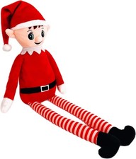 Jumbo Red Elf Plush 80cm Large Stuffed Decoration Soft Toy