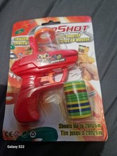 Galactic Foam Disc Shooter - Battery-free Rapid-fire Toy Safe, Soft, Foam Discs