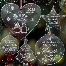 Personalised Christmas Bauble