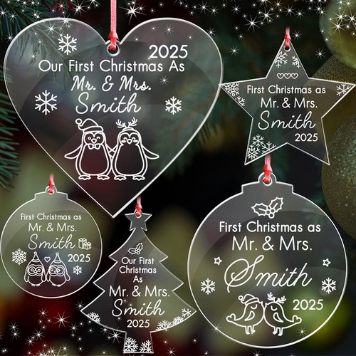 Personalised christmas bauble - christmas,