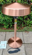 La Hacienda Tabletop Electric Halogen Heater - Copper