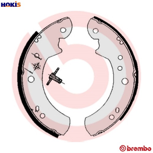 Brake shoe set - set, s