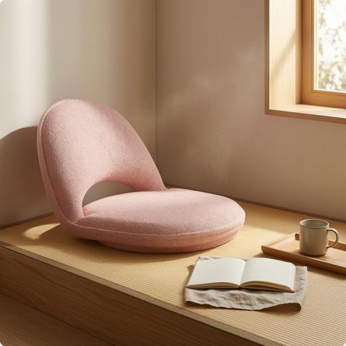 Lamb fleece floor chair - floor,