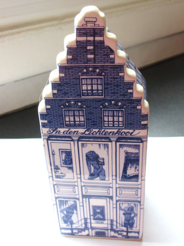 Vintage blue delft lichtekooi - blue,