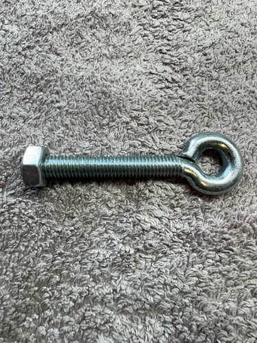 Eye bolts folded m10x80mm zinc - eye,