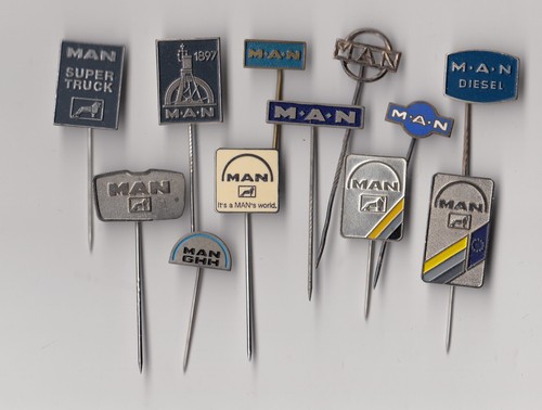 Man trucks lorry logo pin - logo,