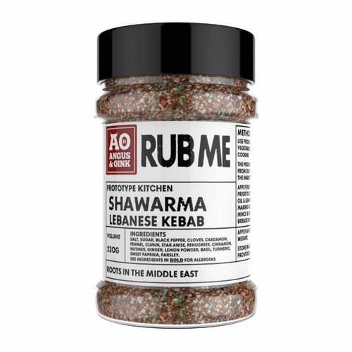 Angus oink rub me - angus, shawarma