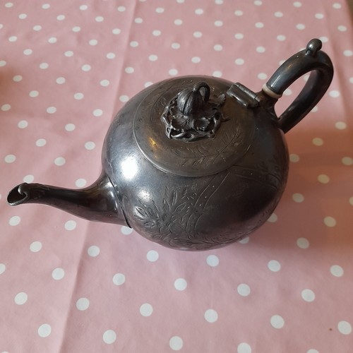 Kendal dent teapot pewter - teapot,