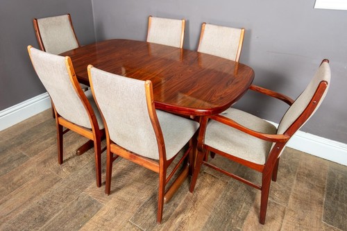 Vintage danish rosewood dining - danish,