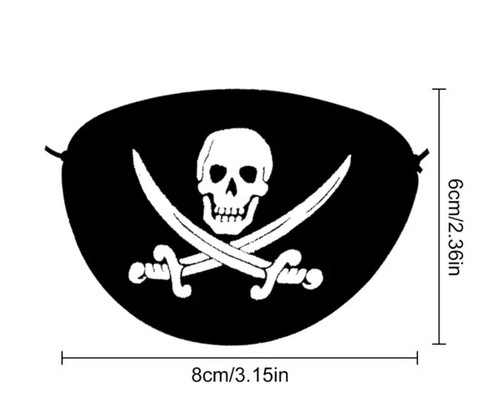 Pirate eye patch fancy - pirate,
