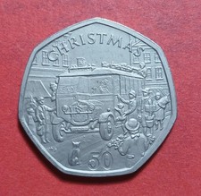 1987 Isle Of Man Christmas 50p