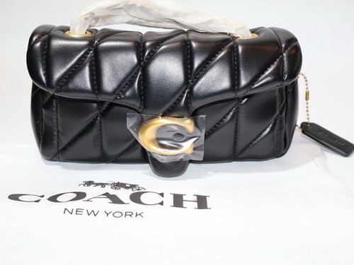 Coach tabby black - black, pebbled