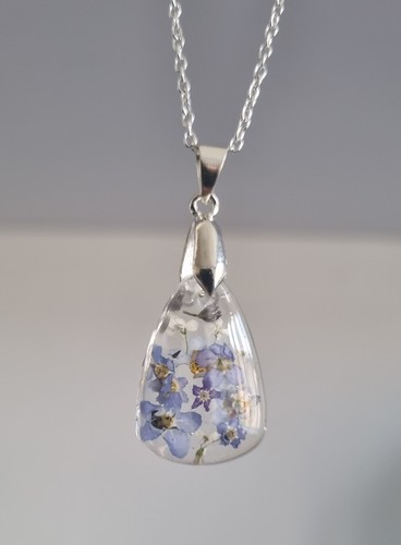 Forget not necklace - forget-me-not, necklace.